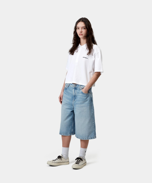W SS Carhartt Script Polo TS